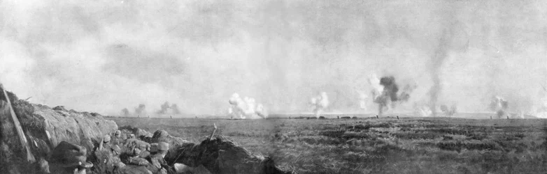 De frontlinie rond de Aisne, Frankrijk, Eerste Wereldoorlog, 1914, 1926