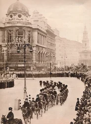 De ontroerende eenvoud van de laatste reis van koning George door Londen, 1936
