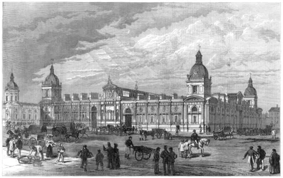 De nieuwe Metropolitan Poultry Market, Smithfield, Londen