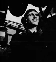 De piloot van een Brits Coastal Command-vliegtuig, ca. 1940-1943