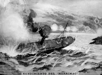 Het zinken van de Merrimac