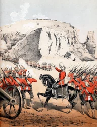 De bestorming van Magdala, Ethiopië, 13 april 1868