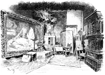 Het atelier van Karl von Piloty