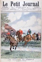 De water sprong bij de steeplechase, Auteuil