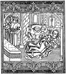 De vrouw van Xanthus slaapt, 1485 1964