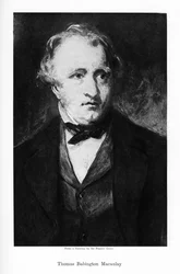 Thomas Babington, Britse dichter, historicus en Whig-politicus, 19e eeuw