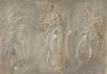Drie staande figuren