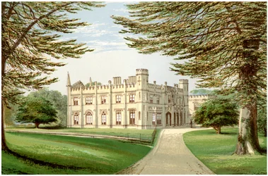Thrybergh Park, Yorkshire, huis van de familie Fullerton, ca. 1880