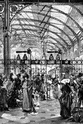 Kaartjesbarrière op het Philadelphia treinstation, Pennsylvania, VS