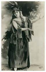 Tiphaine, Franse actrice, eind 19e of begin 20e eeuw