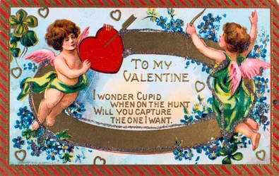 Voor mijn Valentijn, Amerikaanse Valentijnskaart, ca. 1908