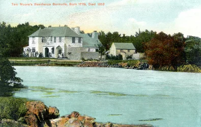 Woonhuis van Tom Moore, Bermuda, circa de jaren 1900