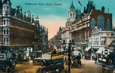 Tottenham Court Road, Londen, 1915, ca. 1900-1930
