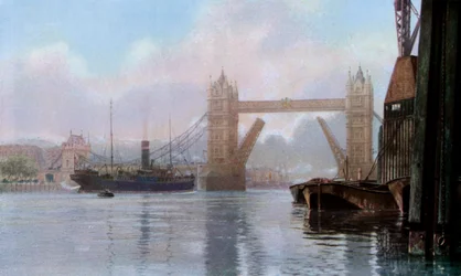 Tower Bridge, Londen, ca. 1930s