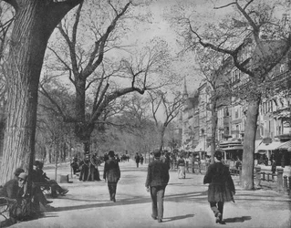 Tremont Street en The Common, Boston, ca. 1897