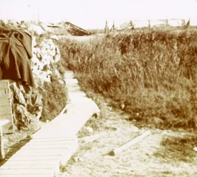 Loopgraven, Ramskapelle, België, ca. 1914-ca. 1918