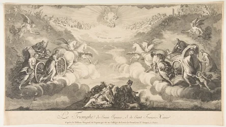 Triomf van de heilige Ignatius en de heilige Franciscus Xaverius, 17e eeuw.