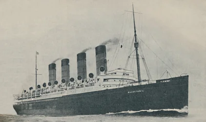 Twintig jaar lang triomfantelijk. De Mauretania, gebouwd in 1907, ca. 1927, 1936