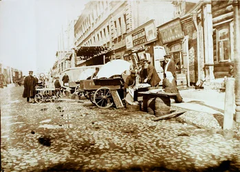 Tverskaya-Yamskaya Straat, Moskou, Rusland, 1911