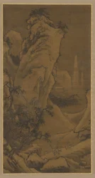 Twee ruiters op zoek naar pruimenbloesems, Ming-dynastie, 16e eeuw