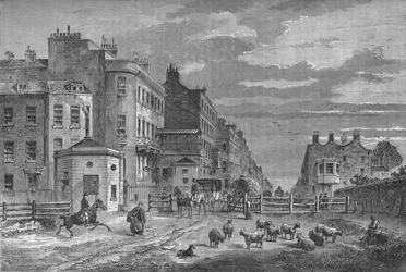 Tyburn Tolhek, Westminster, Londen, 1820