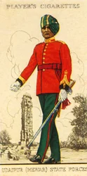 Udaipur Mewar Staatskrachten, 1936