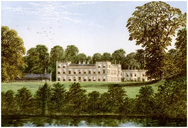 Ugbrooke, Devon, huis van Lord Clifford, ca. 1880