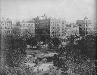 Union Square, New York, c1897