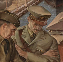 Ongenoemde muurschildering studie, ca. 1933-1943