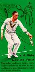 V. G. Kirby - Backhand Volley, ca. 1935