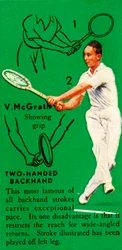 V. McGrath - Tweehandige backhand