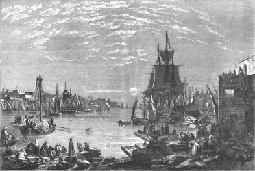 Valetta Haven, Malta, c1856