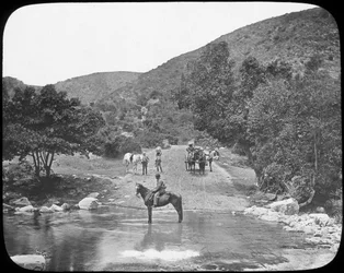 Van Stadens Pass, Zuid-Afrika, ca. 1890