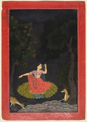 Vasaksajja Nayika, ca. 1750