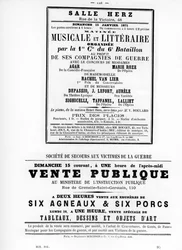 Vente Publique, uit Franse politieke posters van de Parijse Commune, mei 1871