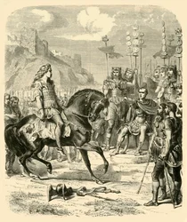Vercingetorix voor Caesar