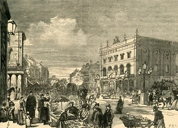 Uitzicht in de New Cut, 1878
