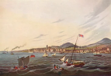 Uitzicht op Dundee, 1824