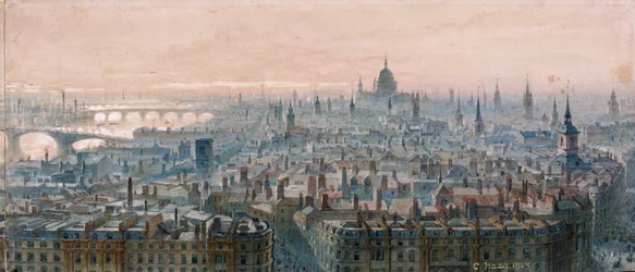 Uitzicht op Londen