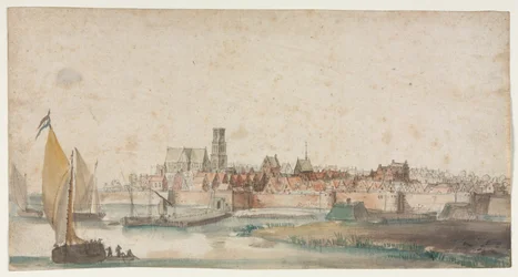 Uitzicht op St. Geertruidenberg, 1600s