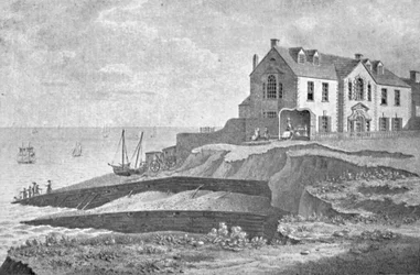 Uitzicht op het huis van de hertog van Cumberland aan de Steine in Brighthelmstone, 1939