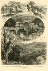 Zichten in Chatsworth en Matlock, 1898
