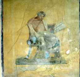 Muurschildering, Huis van de Menander, Pompeii