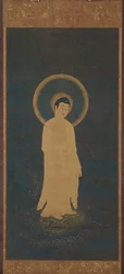 Welkomstafdaling van Amida Boeddha Raigo, ca. 1270-1333