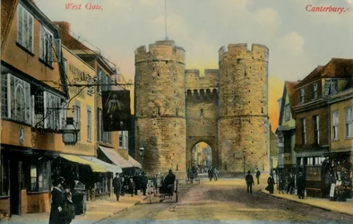 West Gate, Canterbury, eind 19e-begin 20e eeuw