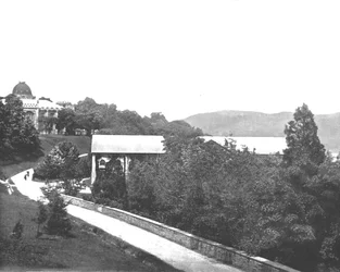 West Point aan de Hudson, New York State, USA, ca. 1900