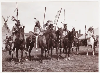 Wild West show, circa 1905