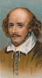 William Shakespeare 1564-1616, Engelse dichter en toneelschrijver, 1924