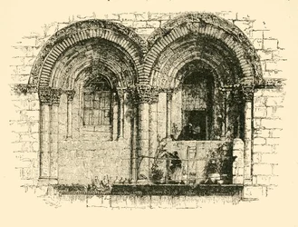 Ramen van de Kerk van het Heilig Graf, Jeruzalem, 1890