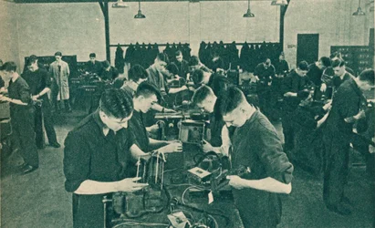 Draadloze Operator Mechanica Werkplaats, 1940